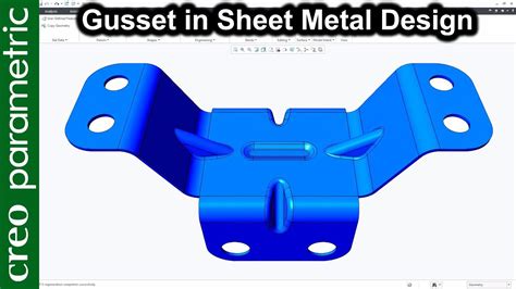 sheet metal gusset tutorial